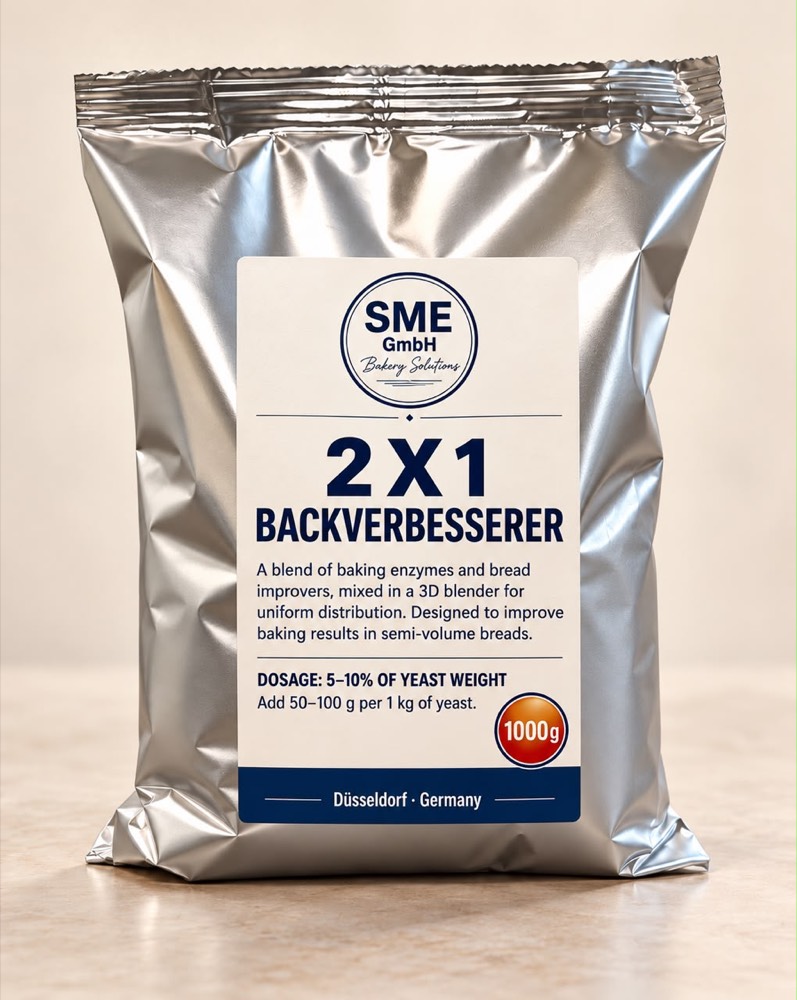 2x1 bread improver in a 1000 g foil pack